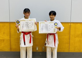 祝　優勝　第17回熊本県中学生空手道新人大会（全国予選）