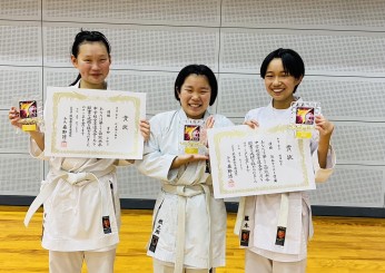 祝　全国大会　第34回熊本県中学校空手道大会優勝
